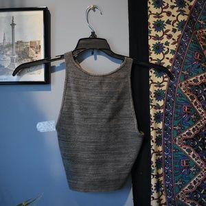 Knitted Cropped Tank Top